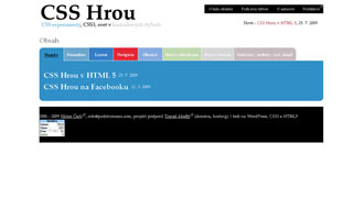CSS hrou