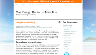 Web Design of Mauritius