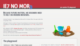 IE7 No More