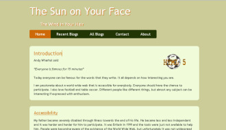 The Sun on Your Face